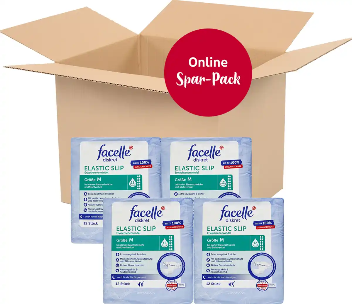 Bild 1 von facelle diskret Vorteilspack Elastic Slip Gr. M