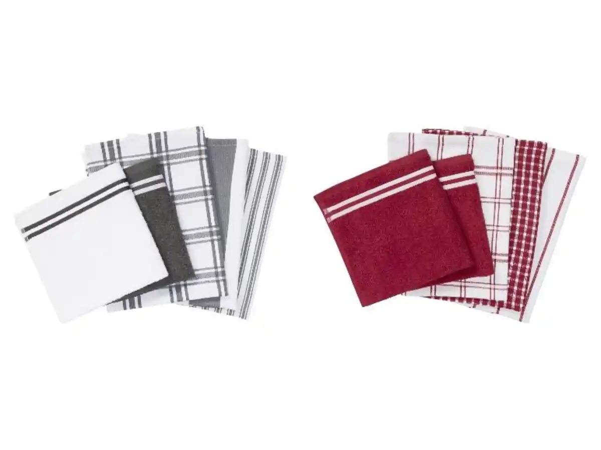 Bild 1 von LIVARNO home Küchentuch-Set, 5 Stück