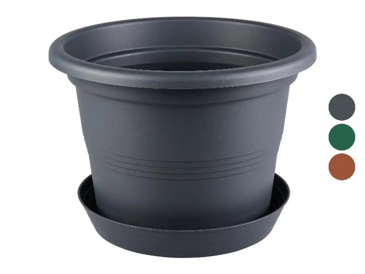 Bild 1 von PARKSIDE® Pflanzgefäß, mit Untersetzer