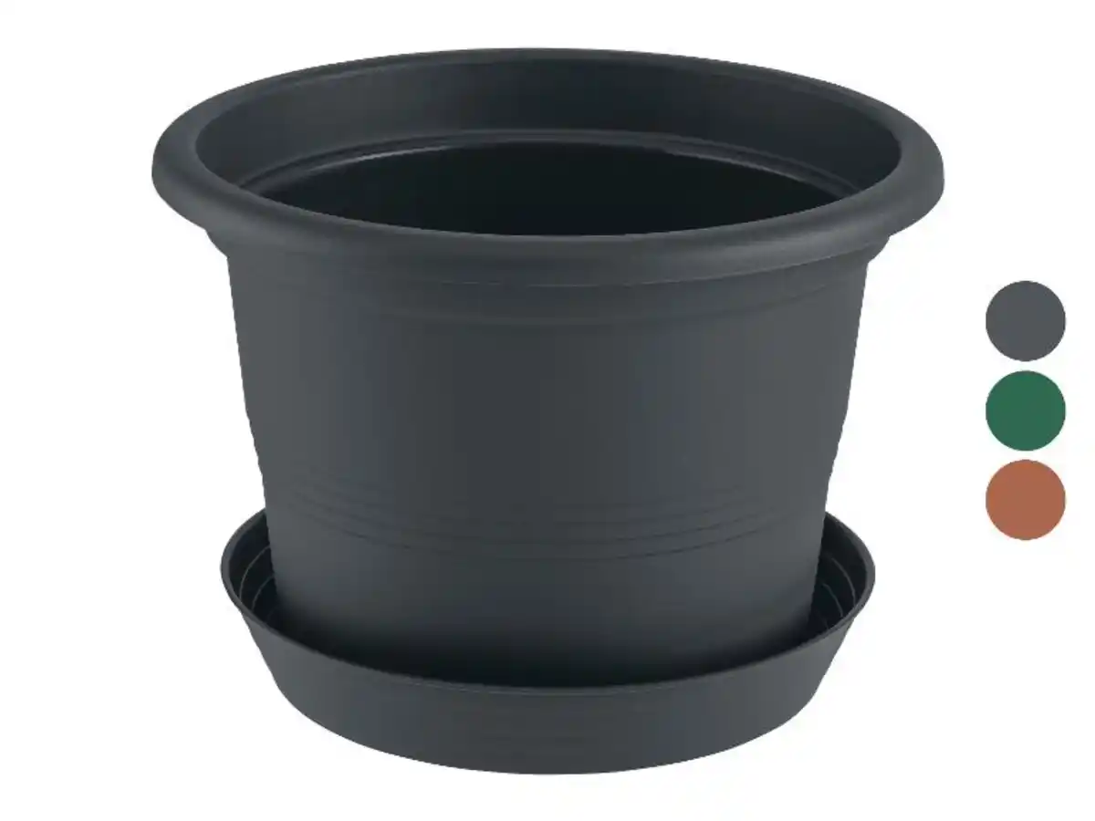 Bild 1 von PARKSIDE® Ø 28 cm Pflanzgefäß, mit Untersetzer