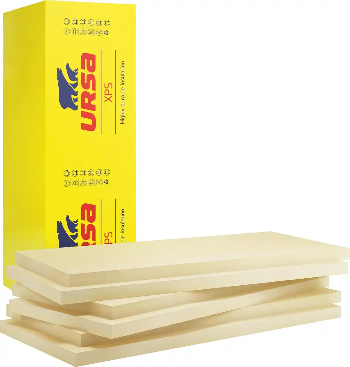 Bild 1 von Ursa XPS Hartschaumplatte N-III-L WLS 037 1250 x 600 x 120 mm