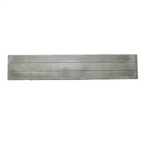 Beckers Betonzaun Betonzaunplatte 'Standard Prestige' glatt 200 x 38,5 x 3,5 cm grau