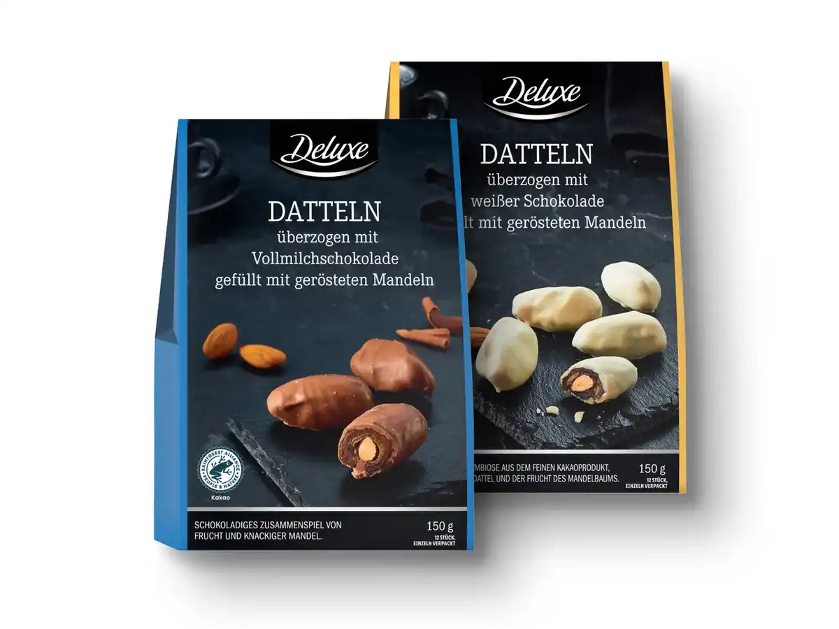 Bild 1 von Deluxe Schokolierte Datteln,  150 g