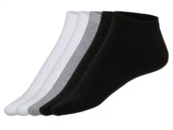 Bild 2 von LIVERGY® Herren Sneakersocken, 5 Paar, mit Bio-Baumwolle