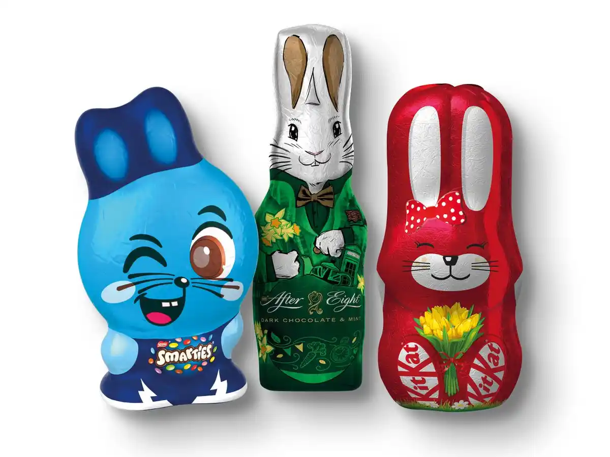Bild 1 von Nestlé Smarties/KitKat/After Eight Osterhasen