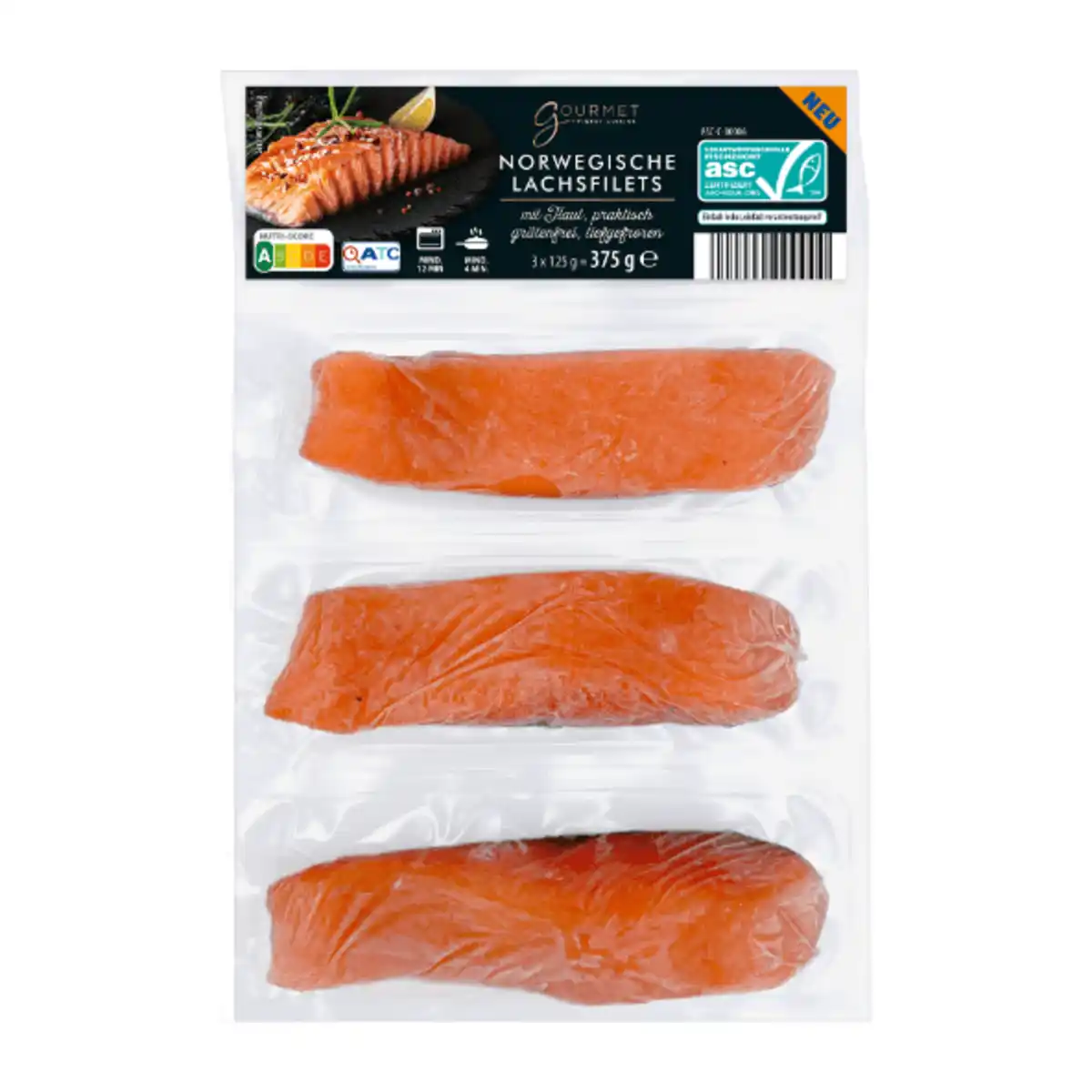 Bild 1 von GOURMET FINEST CUISINE Norwegische Lachsfilets 125g