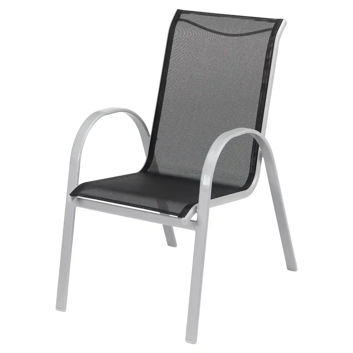 Bild 1 von toom Stapelstuhl 'Meike' schwarz 57 x 95 x 76 cm