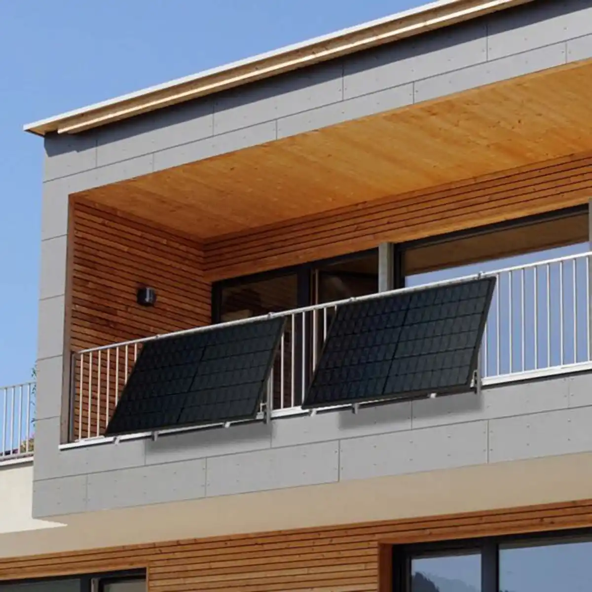 Bild 1 von Balkonkraftwerk Balkon 900W / 800W black, bifazial