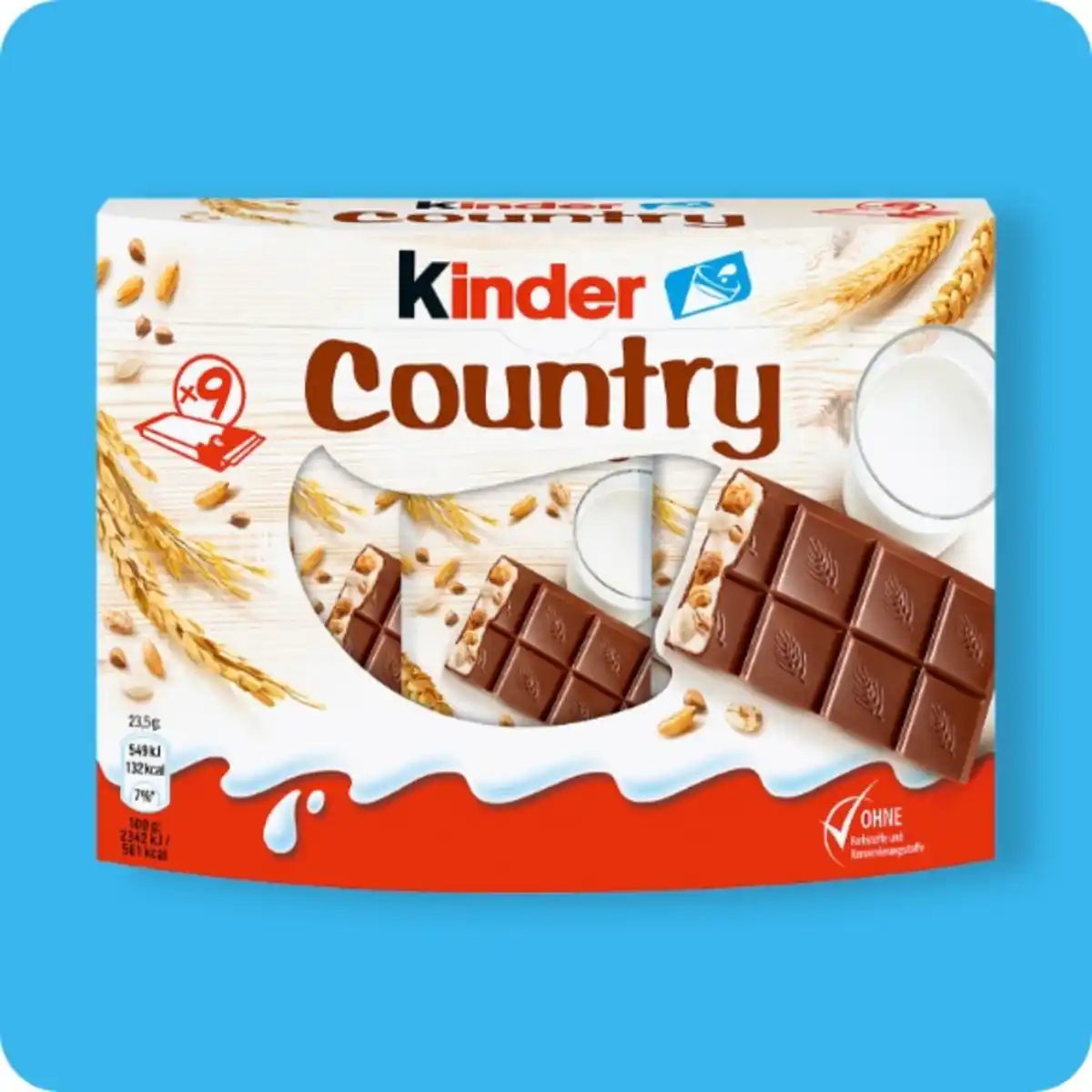 Bild 1 von FERRERO® kinder® -Country, 9 Riegel