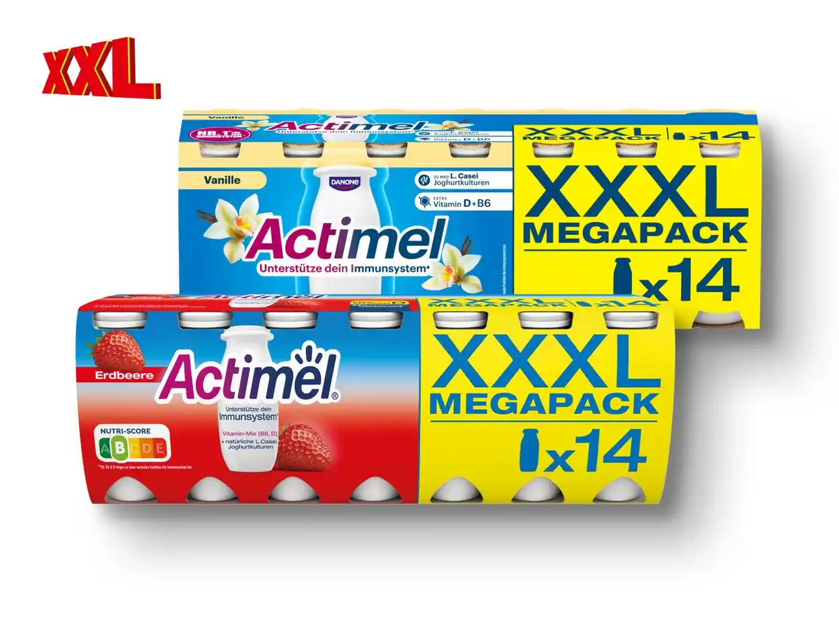 Bild 1 von Danone Actimel Drink XXXL Megapack