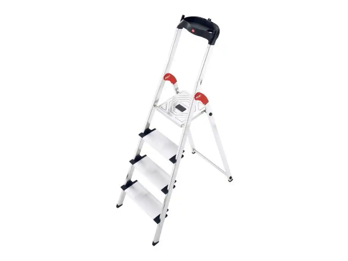 Bild 1 von Hailo Aluminium-Leiter, mit Gartenfüßen