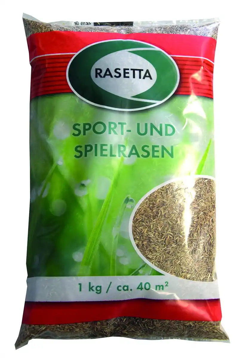 Bild 1 von Rasetta Rasensaatgut Sport- & Spielrasen 1 kg, für ca. 40 m²
