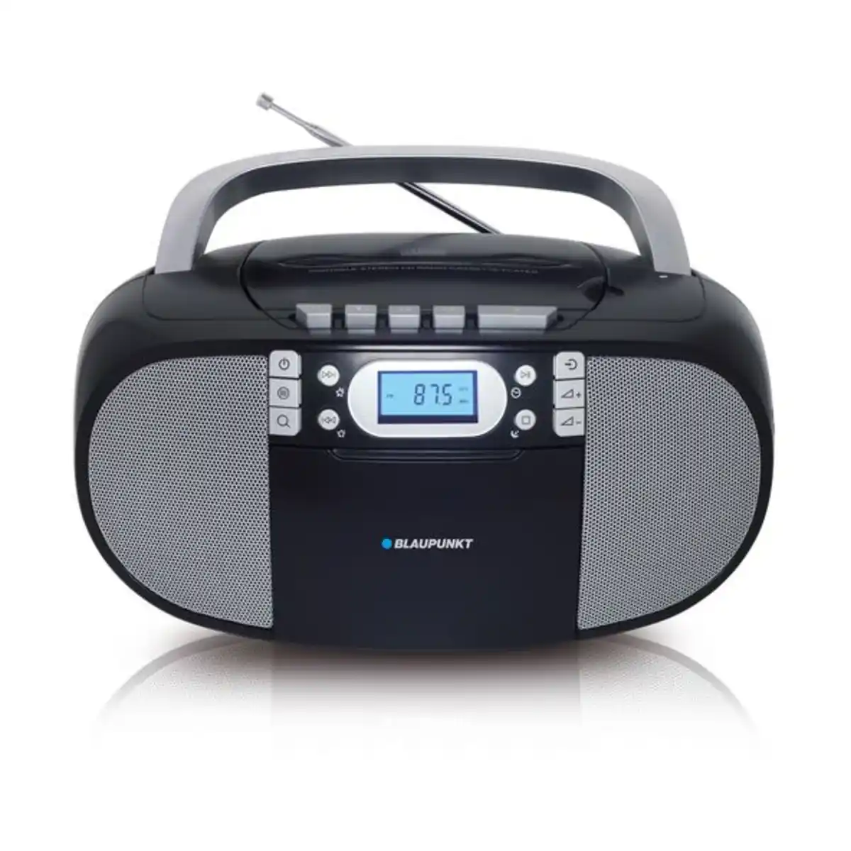 Bild 1 von CD Boombox mit Kassette, schwarz