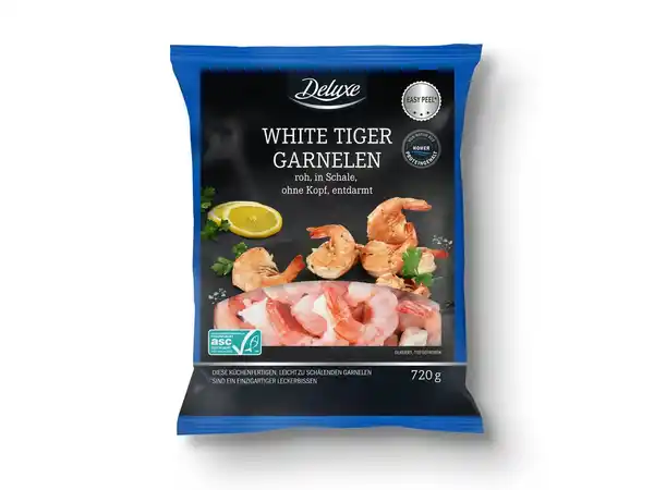Bild 1 von Deluxe ASC White Tiger Garnelen,  720 g
