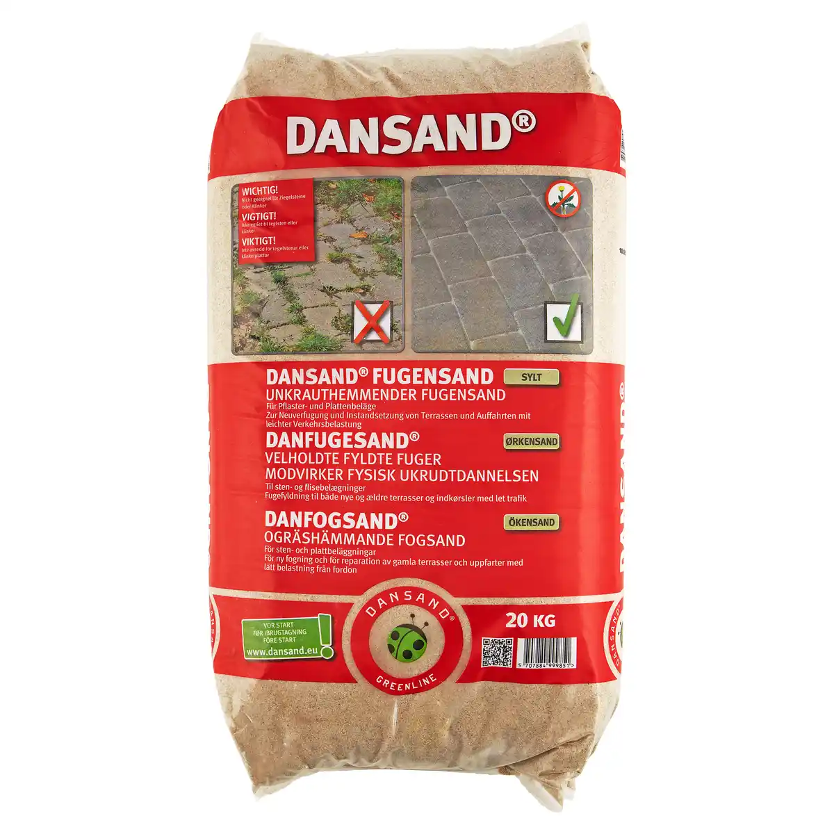 Bild 1 von Dansand Fugensand 'Sylt' natur 0-1,5 mm 20 kg