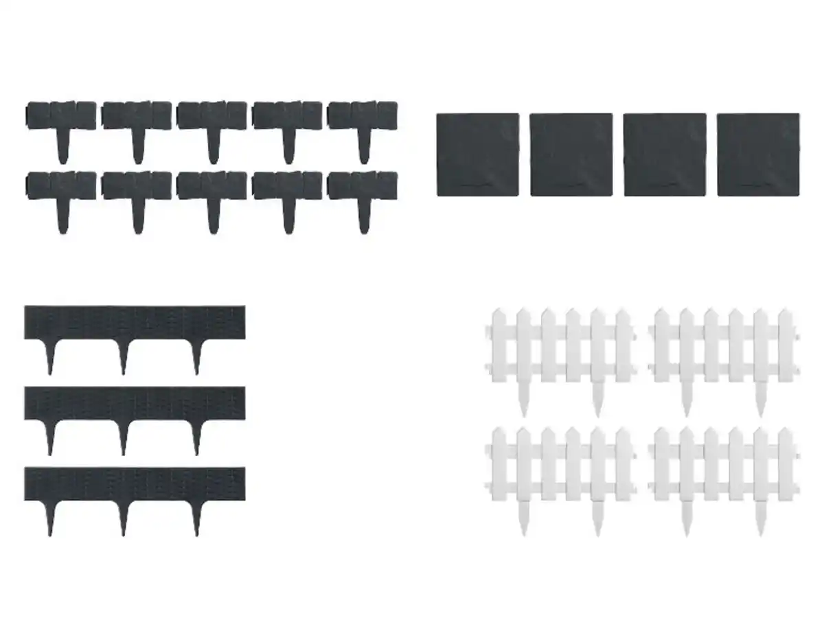 Bild 1 von PARKSIDE® Beeteinfassung / Steckzaun / Gehwegplatten aus Kunststoff