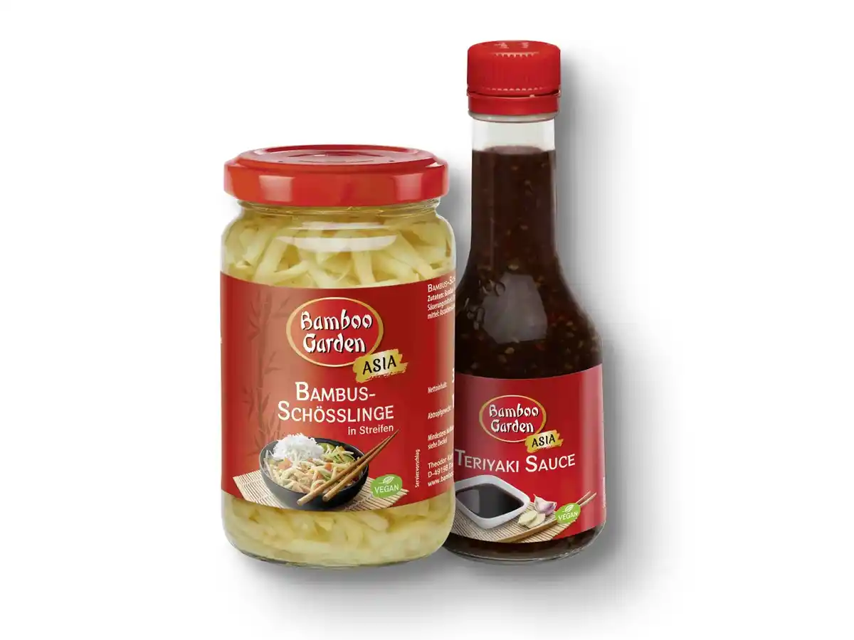 Bild 1 von Bamboo Garden Bambus-Schösslinge in Streifen/Sauce/Sambal Oelek
