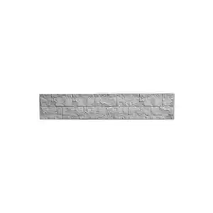 Beckers Betonzaun Betonzaunplatte 'Standard Casa Borsika' 200 x 38,5 x 3,5 cm grau