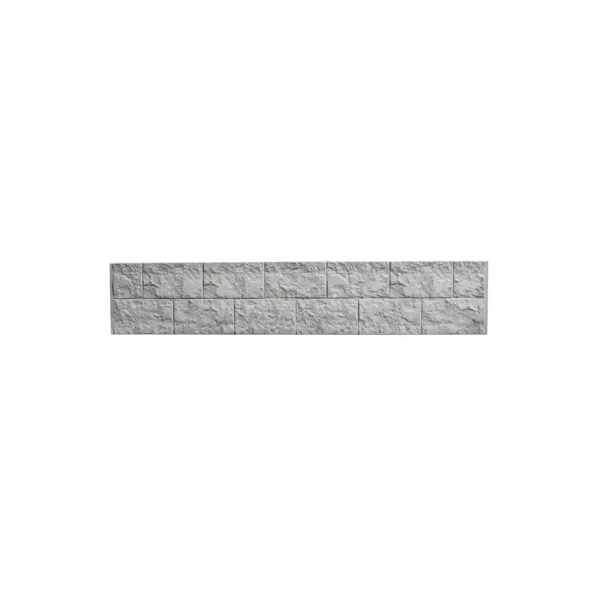 Bild 1 von Beckers Betonzaun Betonzaunplatte 'Standard Casa Borsika' 200 x 38,5 x 3,5 cm grau