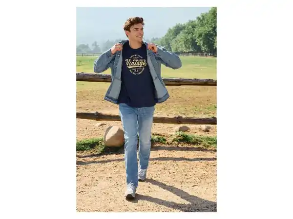 Bild 3 von LIVERGY® Herren T-Shirt, mit Print