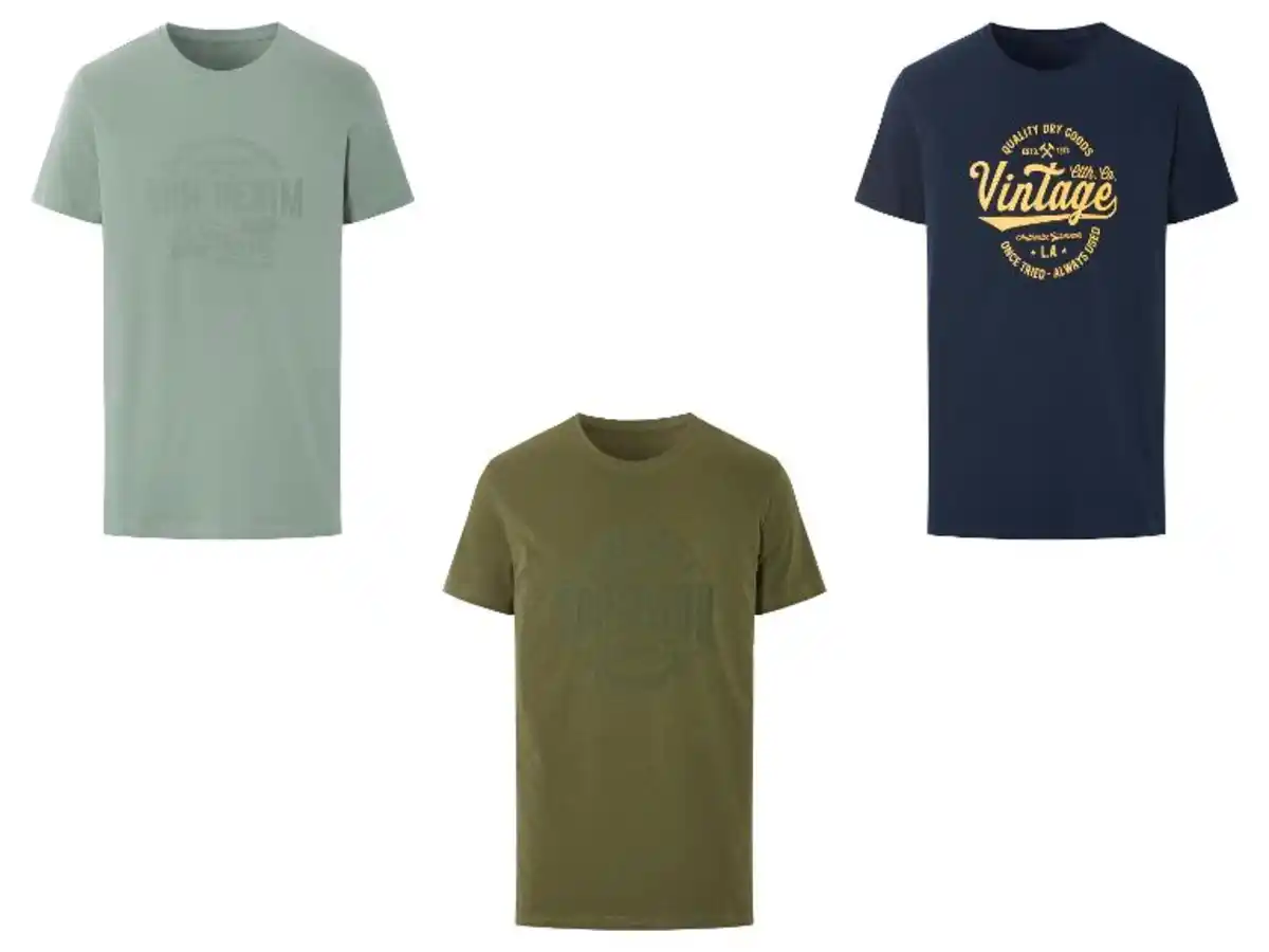 Bild 1 von LIVERGY® Herren T-Shirt, mit Print