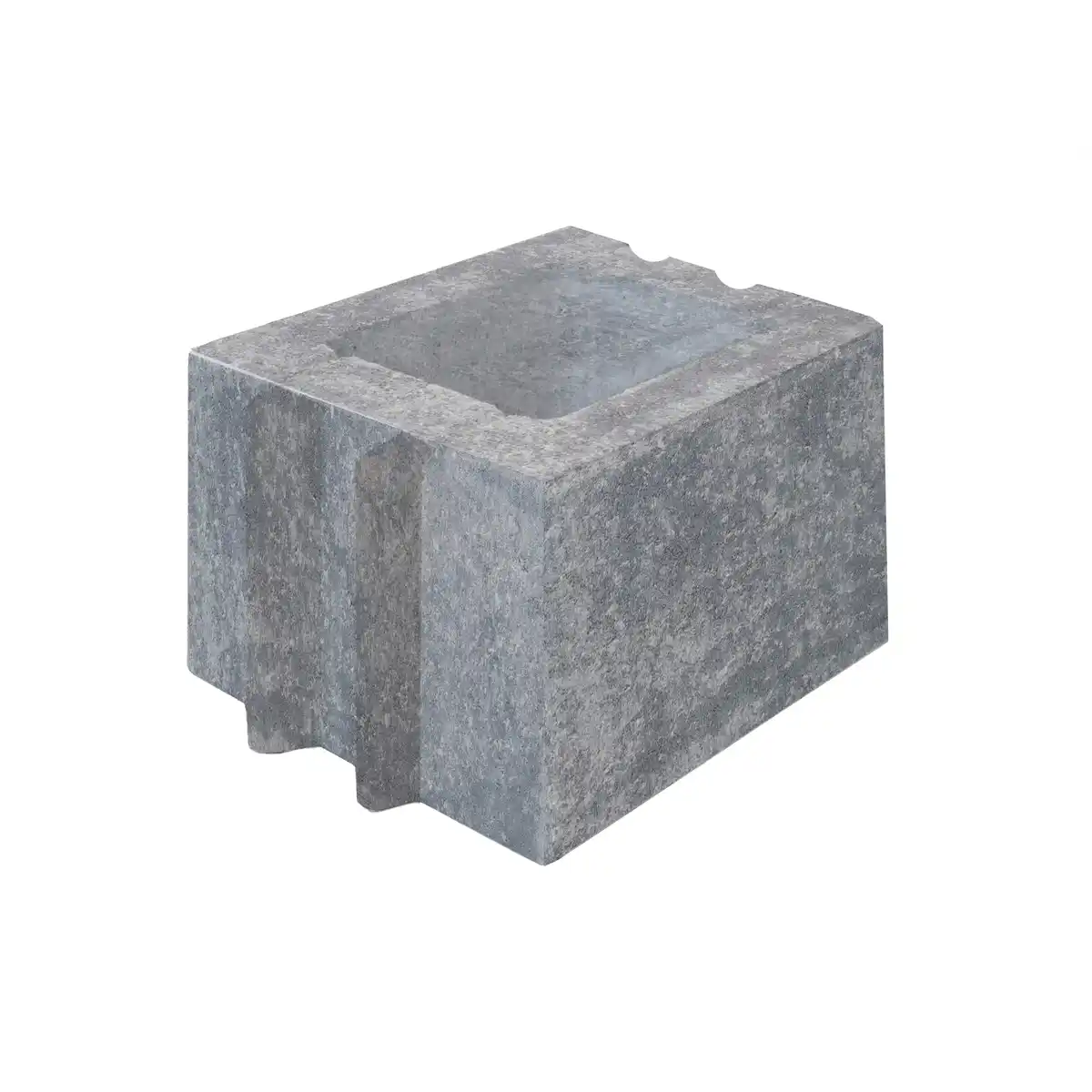 Bild 1 von Diephaus Mauerstein 'T-Wall System HS' Beton schwarz/weiß 25 x 25 x 20 cm
