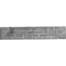 Bild 1 von Beckers Betonzaun Betonzaunplatte 'Standard Romania' 200 x 38,5 x 3,5 cm grau
