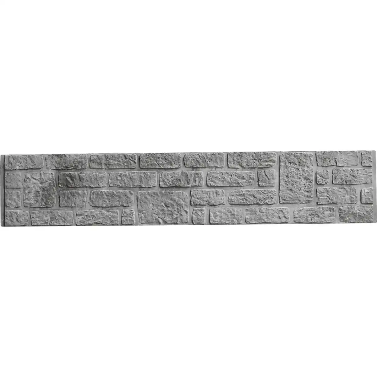 Bild 1 von Beckers Betonzaun Betonzaunplatte 'Standard Romania' 200 x 38,5 x 3,5 cm grau