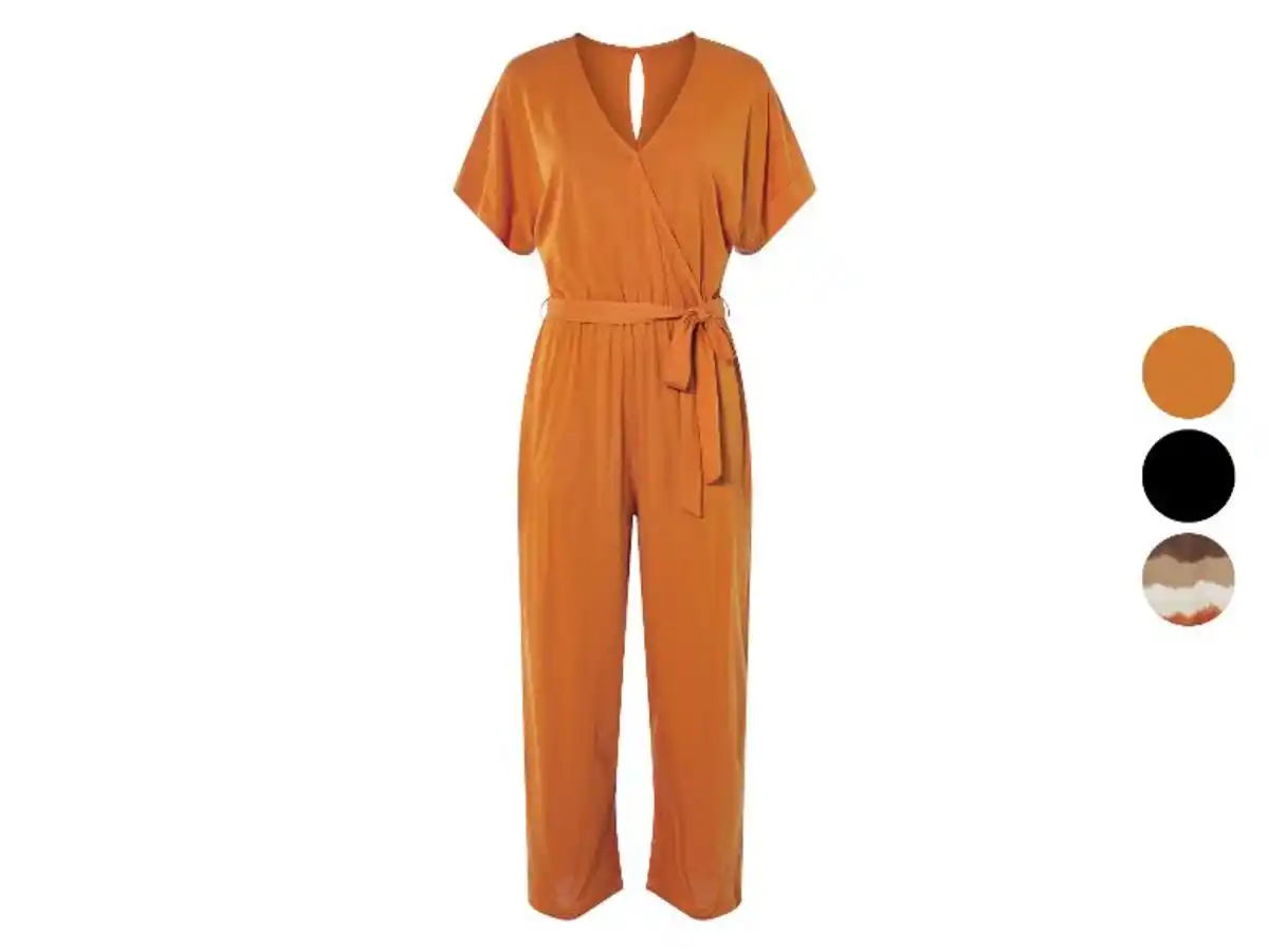 Bild 1 von esmara® Damen Jumpsuit, in Wickeloptik