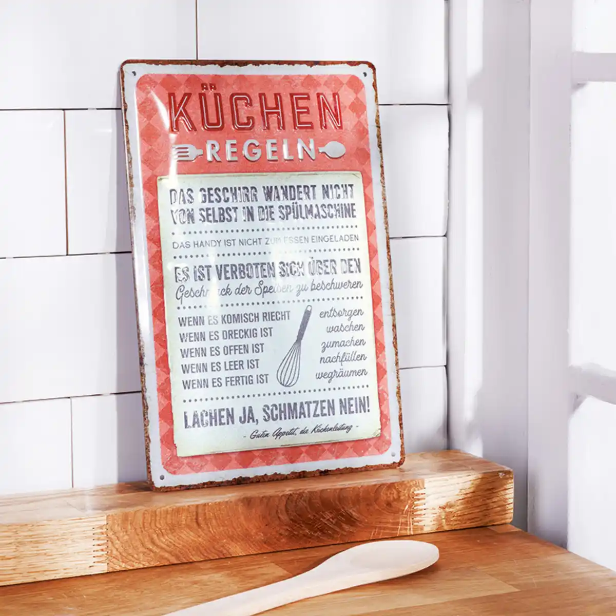 Bild 1 von Bella Casa Retro-Metallschild