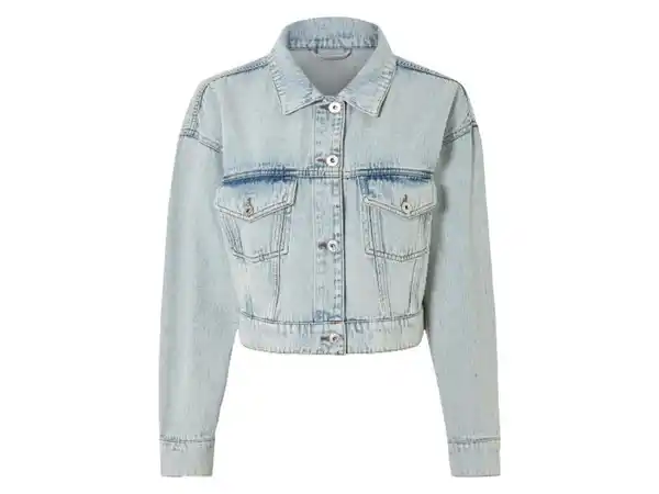 Bild 2 von esmara® Damen Jeansjacke, mit modisch überschnittenen Schultern