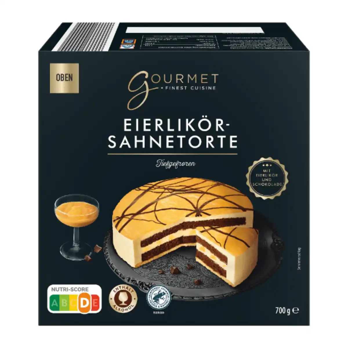 Bild 1 von GOURMET FINEST CUISINE Eierlikör-Sahnetorte 700g