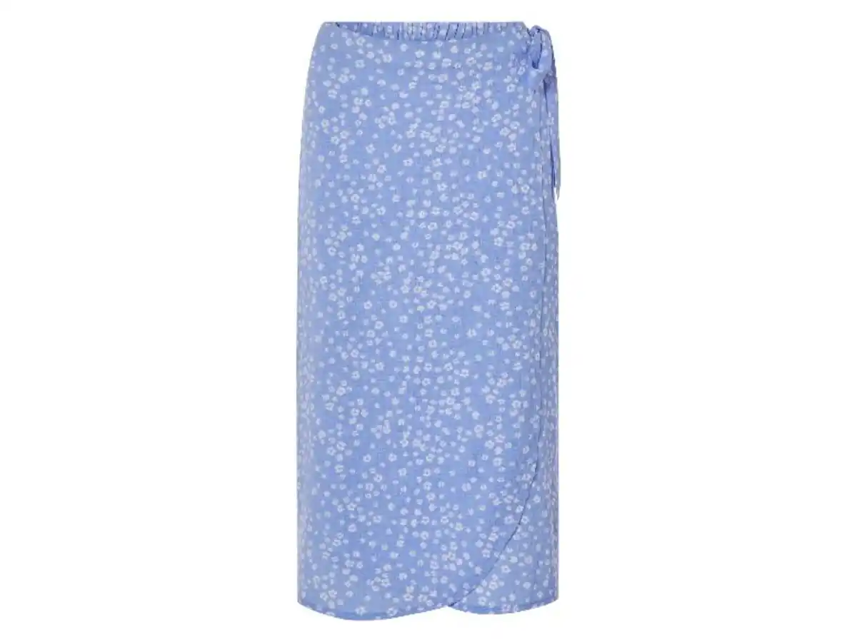 Bild 2 von esmara® Damen Midi-Wickelrock, mit modischer Crinklestruktur