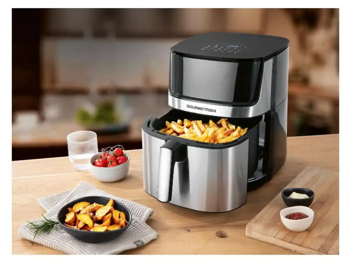 Bild 2 von GOURMETmaxx Heißluftfritteuse 7,5 L, 2200 W