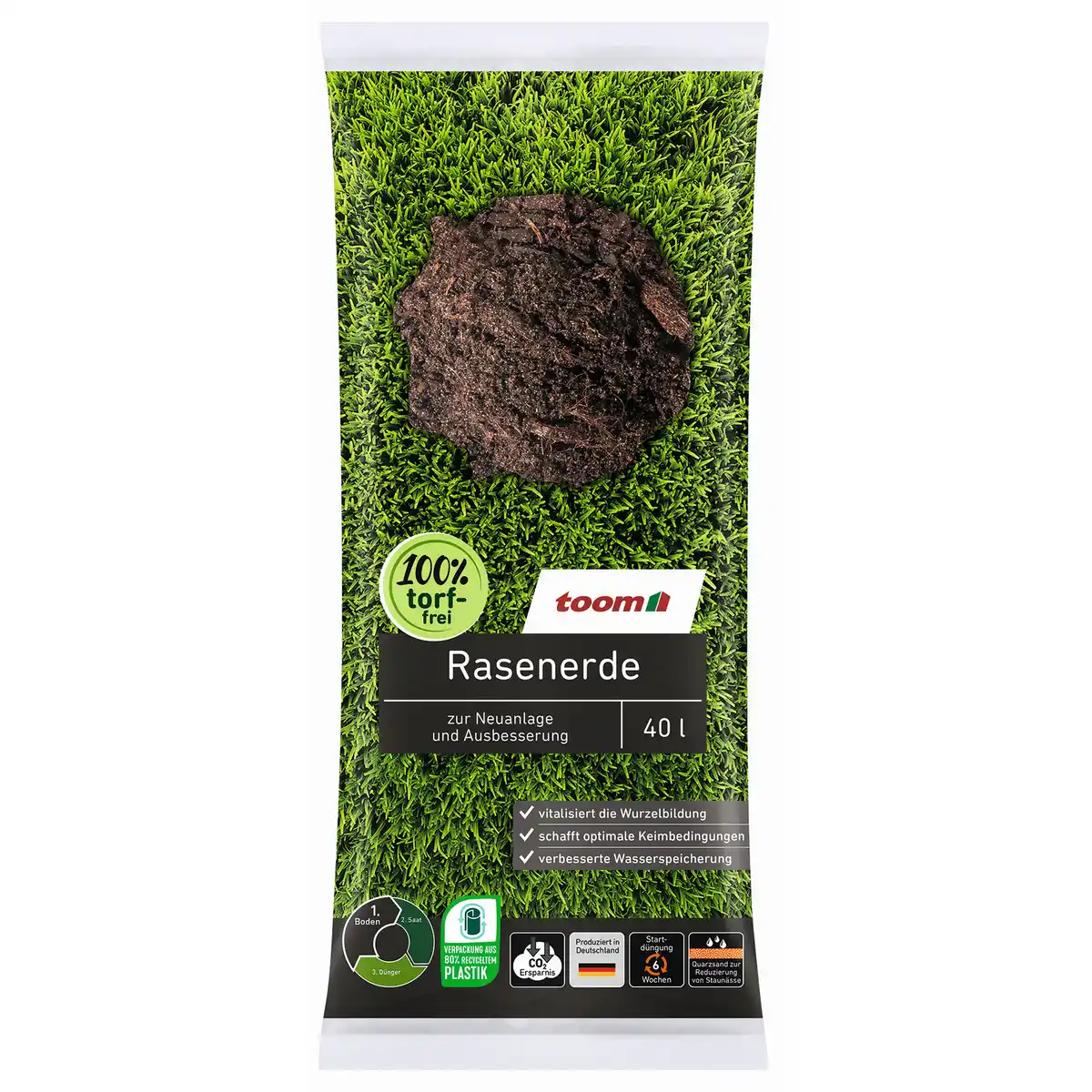 Bild 1 von toom Rasenerde torffrei 40 l