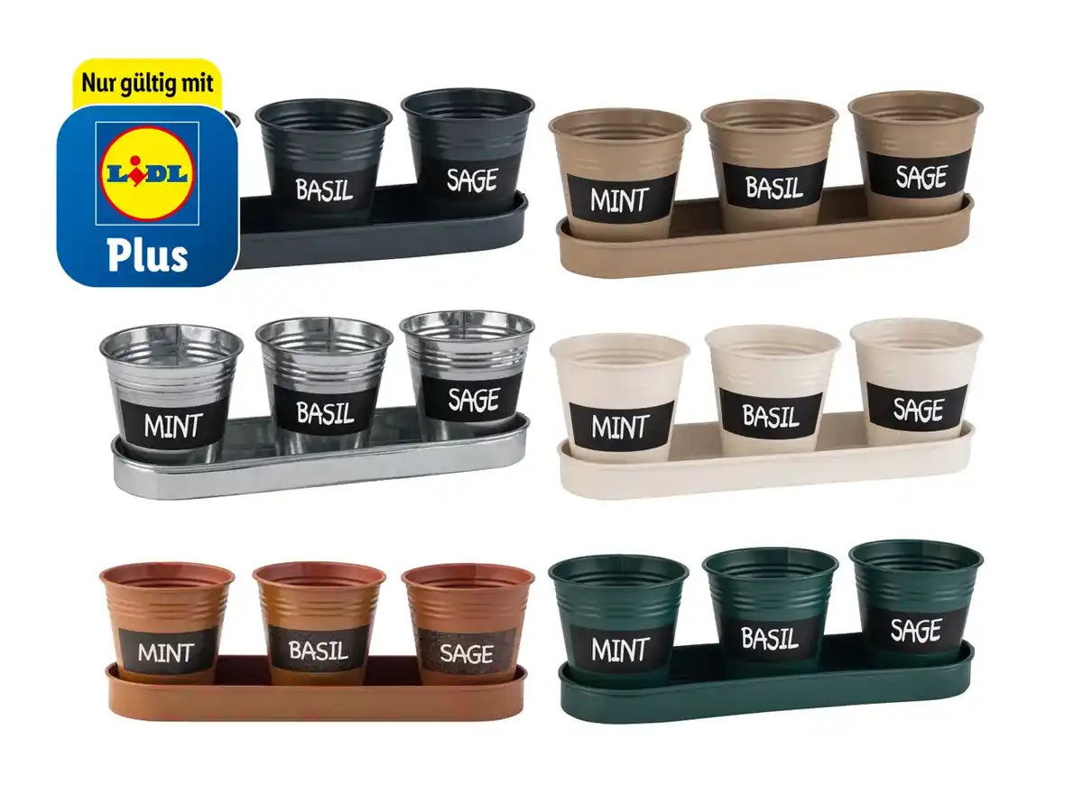 Bild 1 von PARKSIDE® Kräutertopf-Set