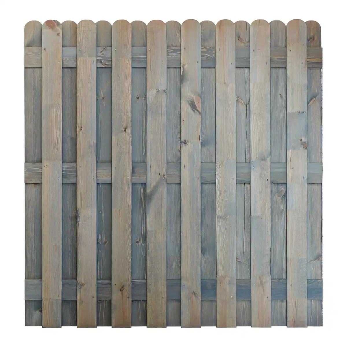 Bild 1 von andrewex Sichtschutzzaun 'Bohlenzaun' 180 x 180 cm Kiefer grau
