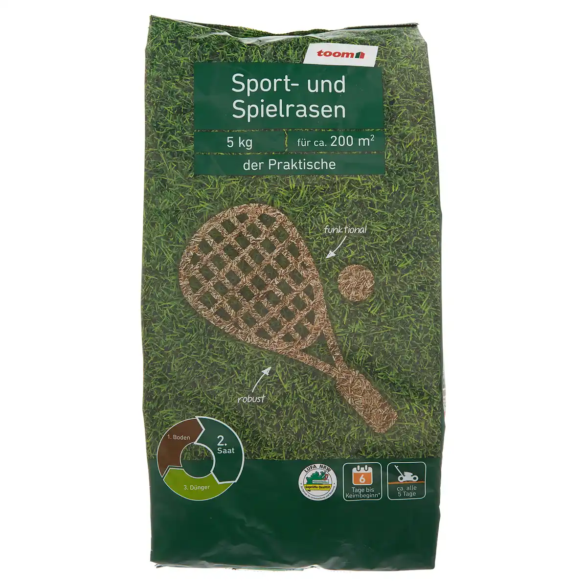 Bild 1 von toom Sport- und Spielrasen 5 kg