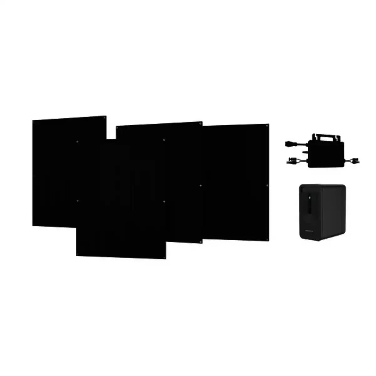 Bild 1 von Balkonkraftwerk 800W / 800W Flex bifazial inkl. 2,24 kWh Speicher