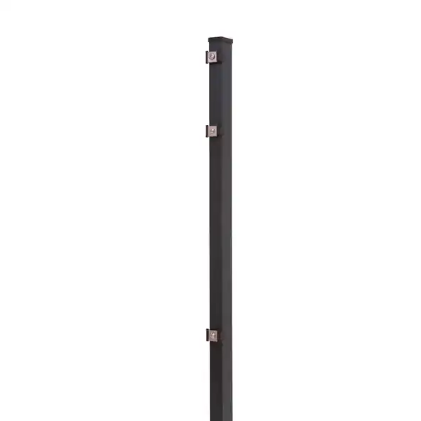 Bild 1 von Arvotec Pfosten 6 x 4 x 240 cm anthrazit für Ein- und Doppelstabmatten