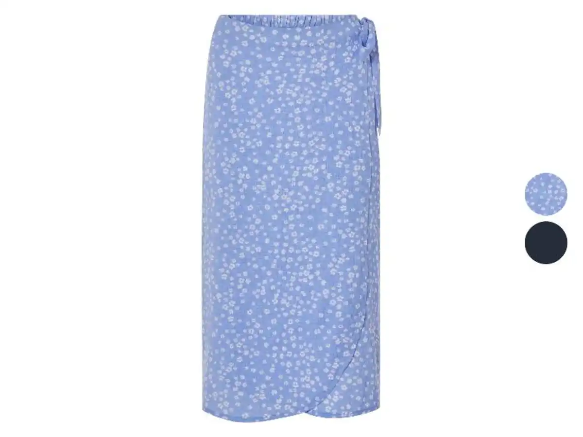 Bild 1 von esmara® Damen Midi-Wickelrock, mit modischer Crinklestruktur