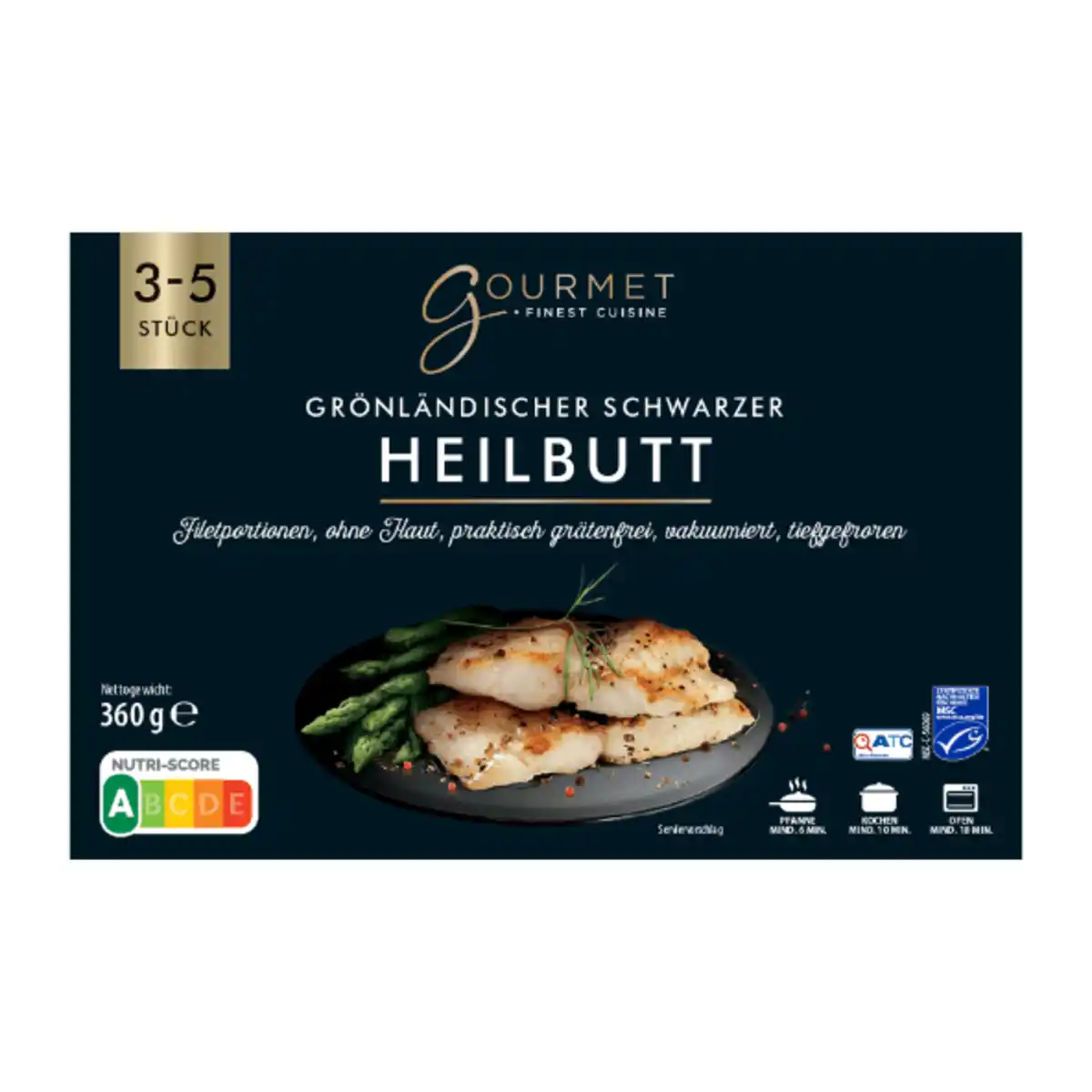 Bild 1 von GOURMET FINEST CUISINE Grönländischer Schwarzer Heilbutt 360g