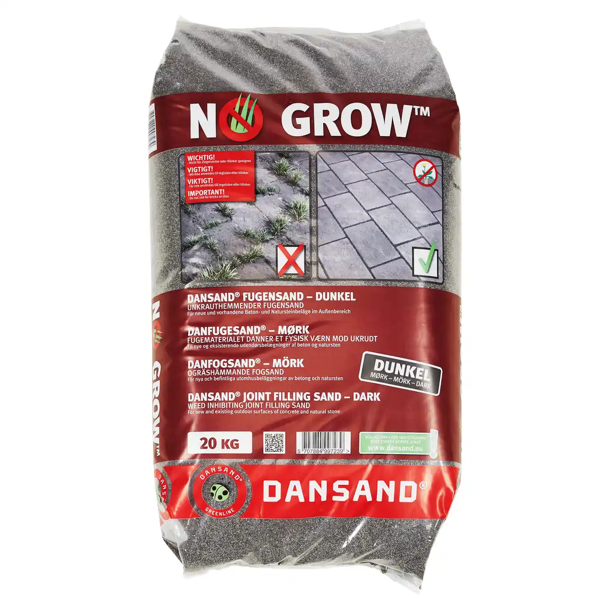 Bild 1 von Dansand No Grow™ Fugensand dunkel 20 kg