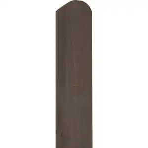 andrewex Zaunpfosten 'Bohlenzaun' KDI glatt 9 x 9 x 185 cm Kiefer grau