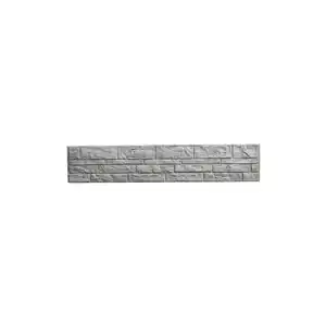 Beckers Betonzaun Betonzaunplatte 'Standard Fels' 200 x 38,5 x 3,5 cm grau
