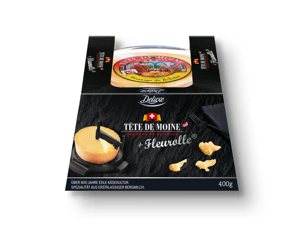 Bild 1 von Deluxe Tête de Moine AOP Fromage de Bellelay,  400 g
