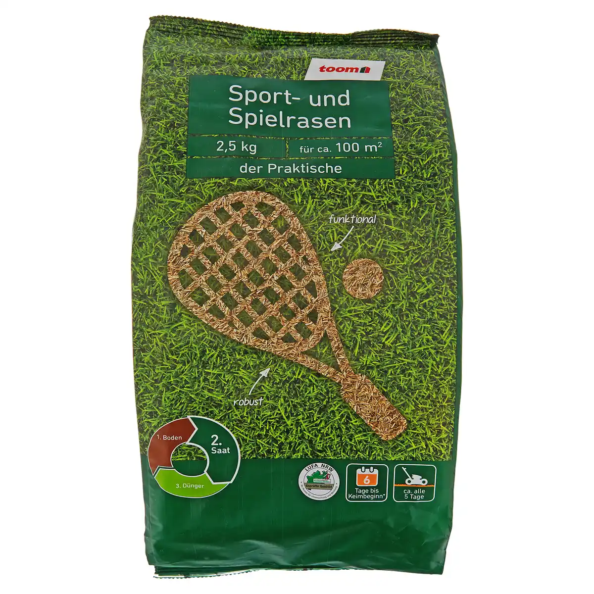 Bild 1 von toom Sport- und Spielrasen 2,5 kg