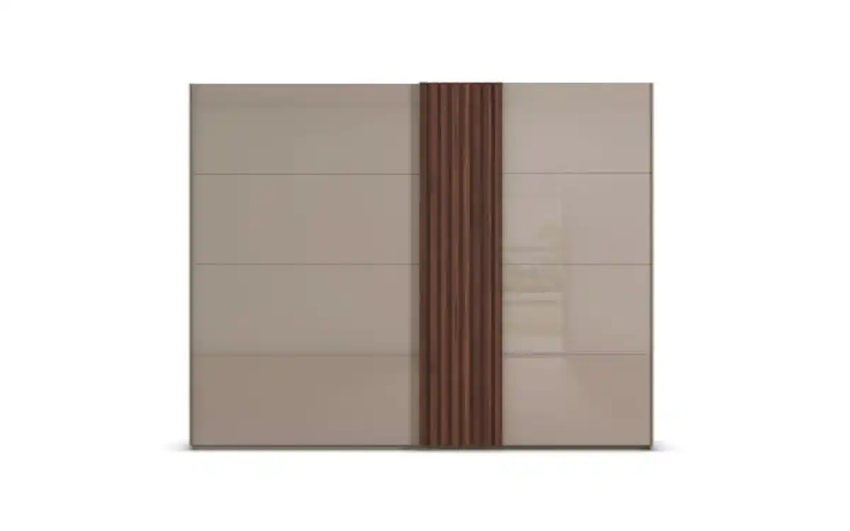 Bild 3 von Schwebetürenschrank Tegio-F, fango/Nussbaum