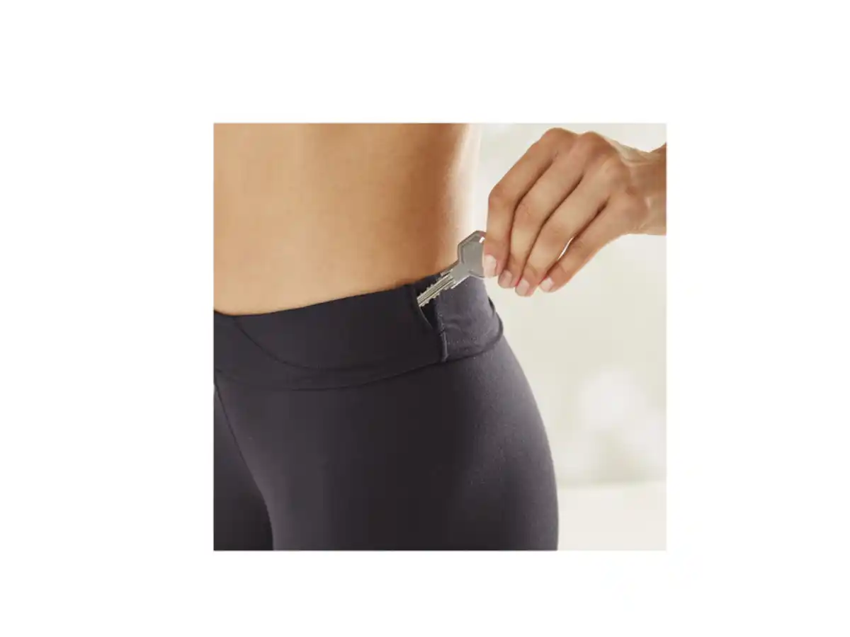 Bild 3 von CRIVIT Damen Funktionscapri, Schlüsseltasche im Bund