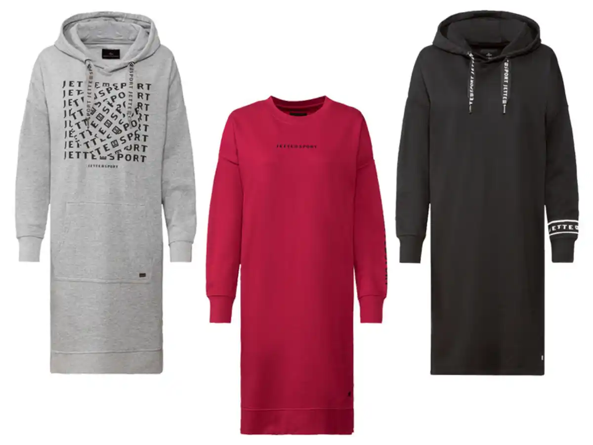 Bild 1 von CRIVIT by Jette Sport Damen Sweatkleid mit Baumwolle